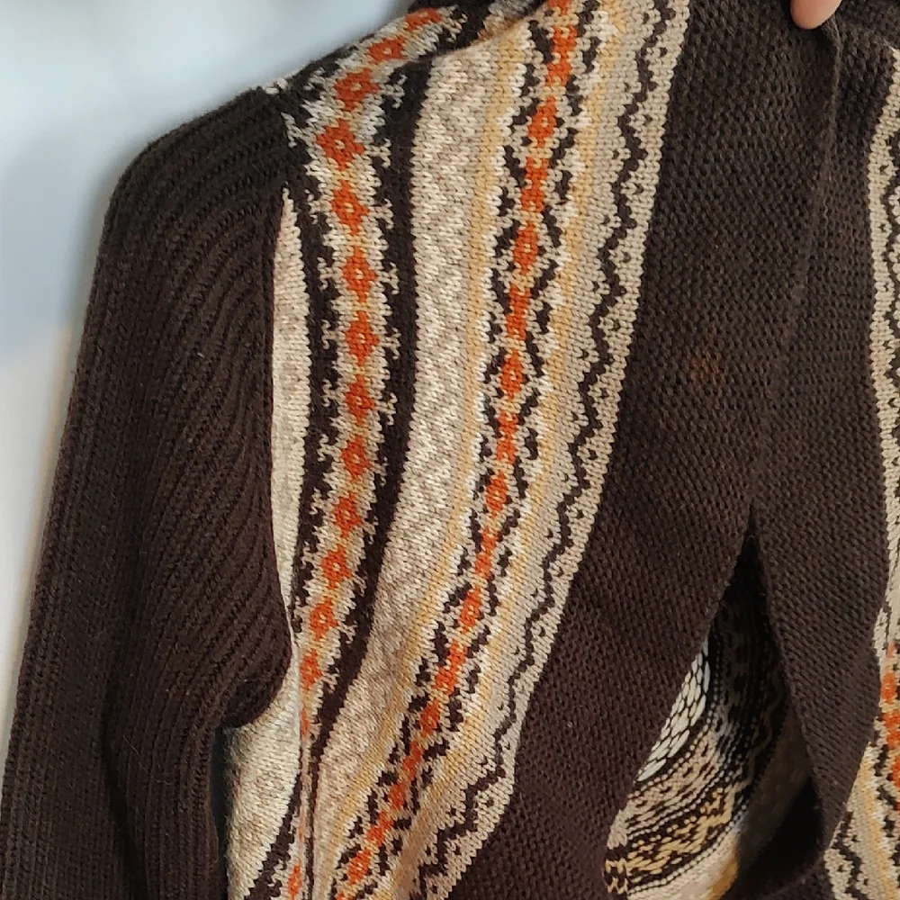 A. Giannetti Multicolor Patterned Cardigan - Picture 4 of 7